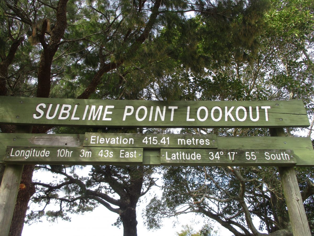Sublime Point (Sharing time with Pam)