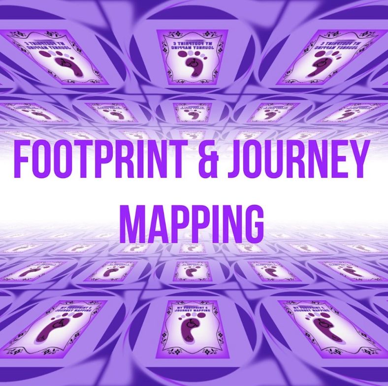 MY FOOTPRINT & JOURNEY MAPPING IDENTIFYING LOCATIONS CONNECTIONS, WHILE FOCUSING ON USER GOALS, OPPORTUNITIES AND EXPERIENCE, UNDERSTANDING AND REACTIONS